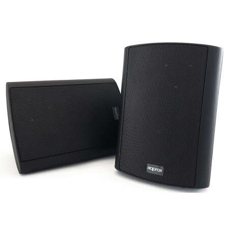 Approx Altavoces Autoamplificados 60W Rms Bluetooth - Rca, Jack 3.5Mm, 5 Pin - Incluye Soportes De Pared - Color Negro