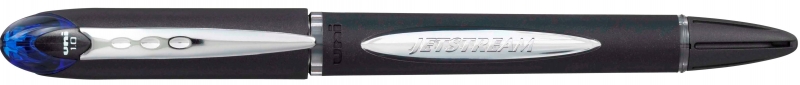 Uni-Ball Jetstream Sx-210 Boligrafo Punta De Bola 1Mm - Tinta Resistente Al Agua Y Luz - Secado Instantaneo - Cuerpo De Plastico Y Caucho - Clip Metalico - Color Azul