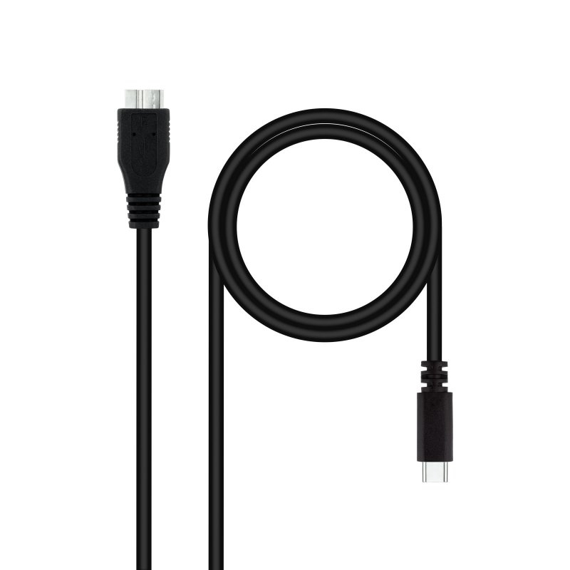 Nanocable Cable Usb 3.0, Usb-C/M-Micro B/M 1 M