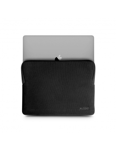 Urban Factory Memoree Funda Para Portatil Hasta 16" - Espuma Viscoelastica - Compatible Con Macbook Pro 16 - Color Negro