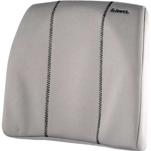 Fellowes Smart Suites Respaldo De Espuma Ergonomico - Espuma De Alta Densidad - Correa Ajustable - Color Gris