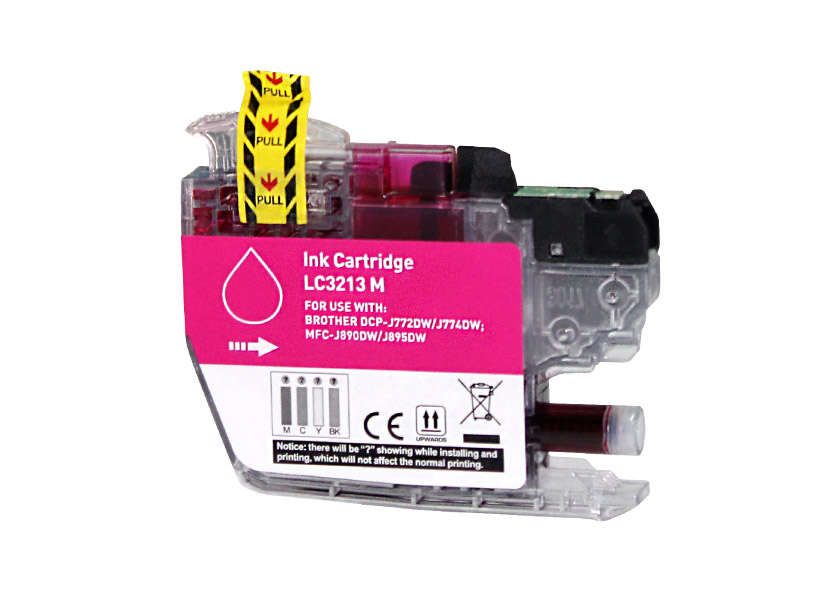 Brother Lc3213/Lc3211 Magenta Cartucho De Tinta Generico - Reemplaza Lc3213M/Lc3211M