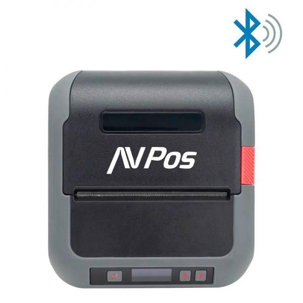 Avpos Avp-Mlp900B Impresora Termica Portatil De Etiquetas Con Funda - Resolucion 203 Dpi - Velocidad 70 Mm/S - Usb Y Bt - Color Negro