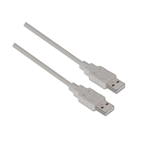 Aisens Cable Usb 2.0 - Tipo A Macho A A Macho - 2.0M - Color Beige