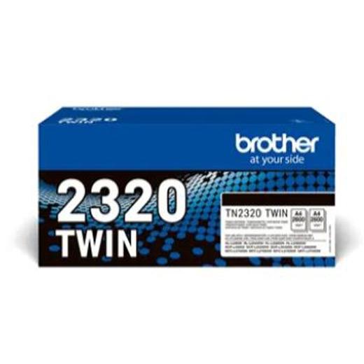 Brother Toner Negro Hl-L2300D/L2340Dw/L2360Dn/L2365Dw - Dcp-L2500D/L2520Dw - Mfc-L2700Dw/L2720Dw/L2740Dw - Pack 2