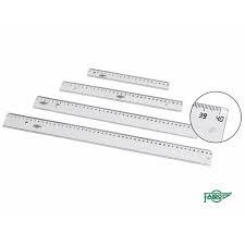 Faibo Regla Escolar 40Cm Transparente