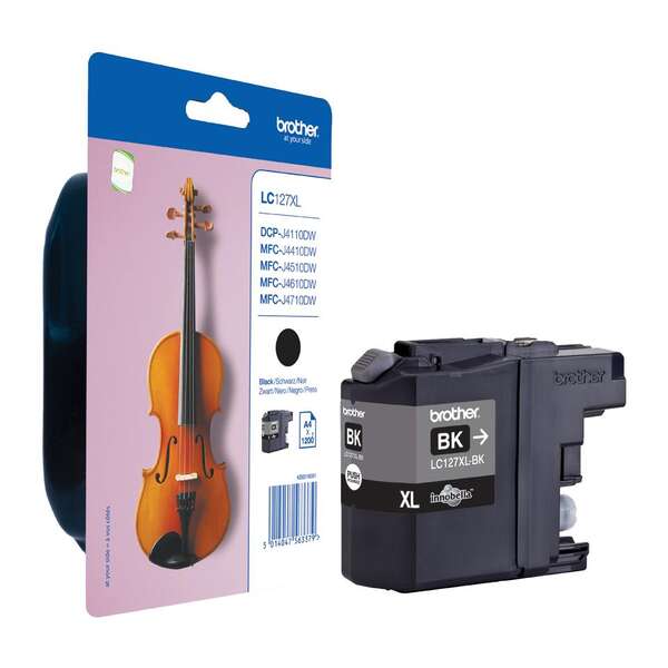 Brother Lc127Xl Negro Cartucho De Tinta Original - Lc127Xlbkbp