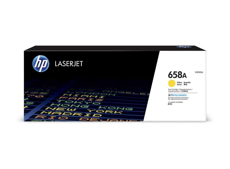 Hp W2002A Amarillo Cartucho De Toner Original - 658A