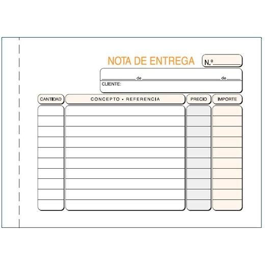 Loan Talonario Entregas Octavo Apaisado Sin Copia