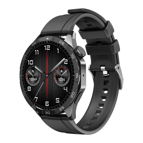 Xo Watch4 Reloj Inteligente Smartwatch Pantalla Redonda 1.43" Amoled - Llamadas Bt - Multideporte - Ip68 - Color Negro