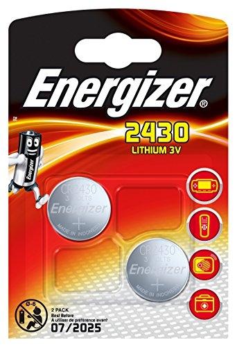 Energizer Pilas Planas De Litio 3V - Cr2430 (2 Pack)