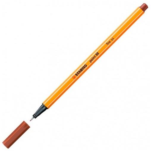 Stabilo Rotulador Point 88 Sanguina Caja 10 Ud