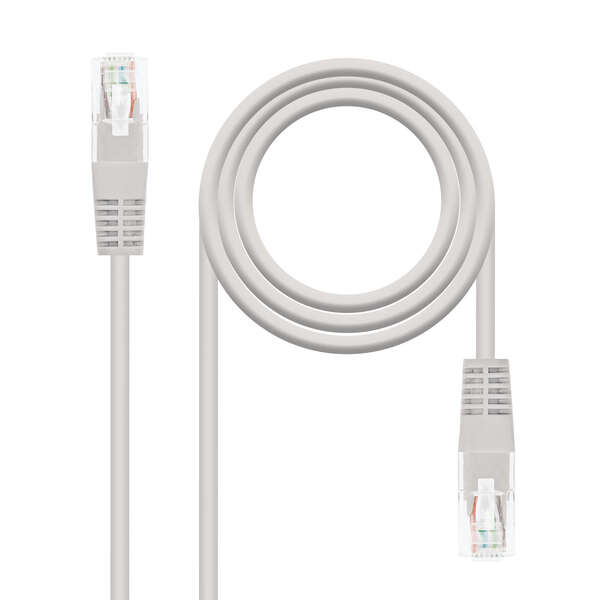 Nanocable Cable De Red Latiguillo Rj45 Cat.6 Utp Awg24 0.25M - Color Gris