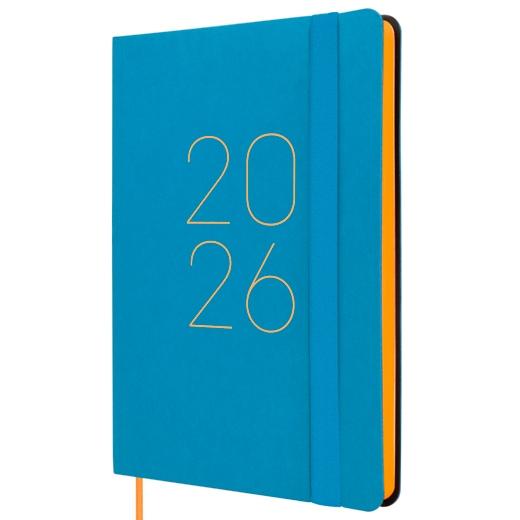 Finocam Agenda Flexi Lisa F4-118X168Mm Svh Tapa Blanda Azul 2026