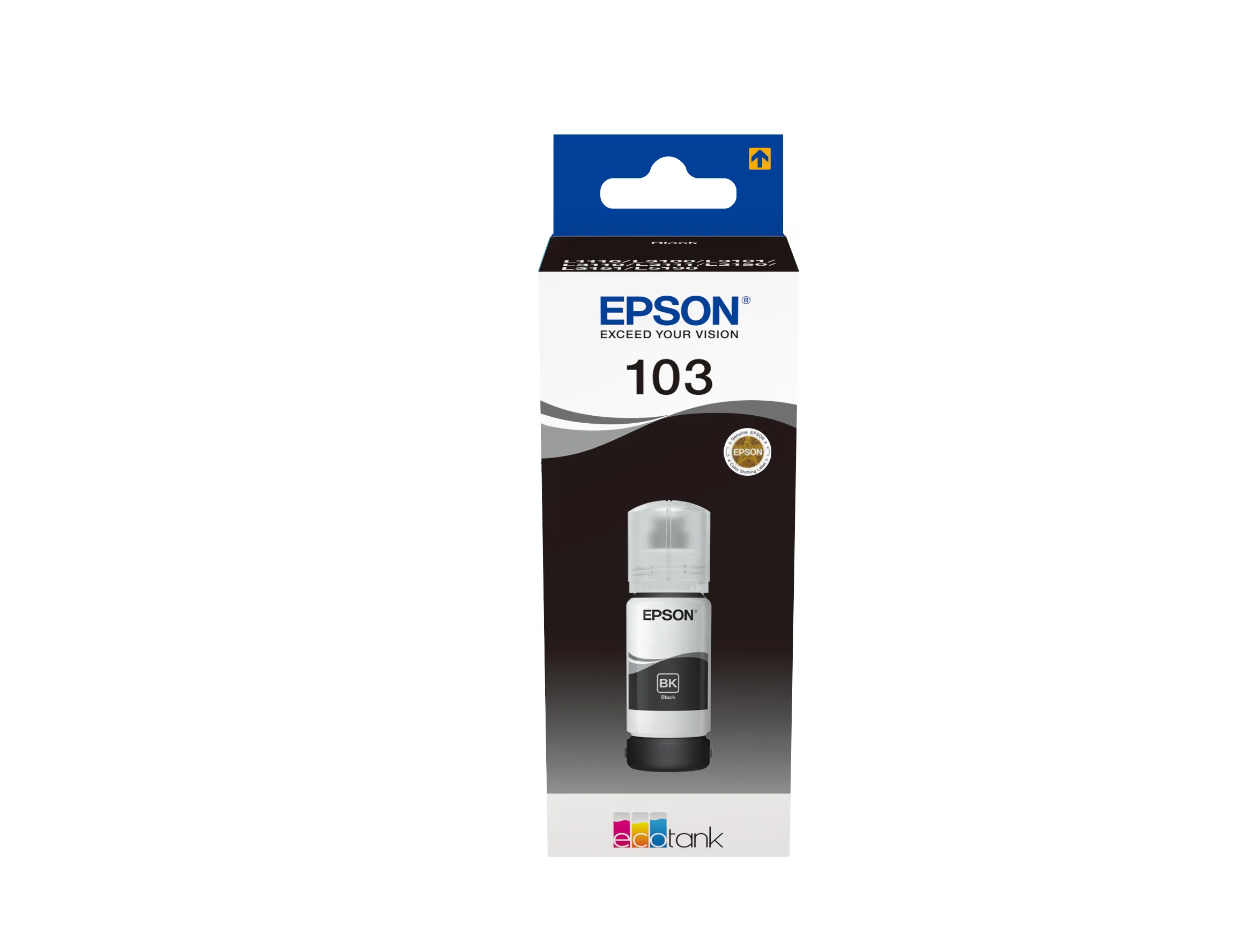 Epson Ecotank Tinta Negro L1100 Series, L3110 Series - Nº 103