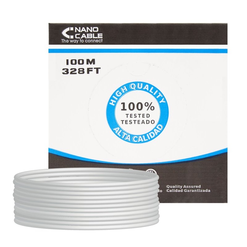 Nanocable Bobina Cable Rj45 Cat5 Ftp Rigido 100M