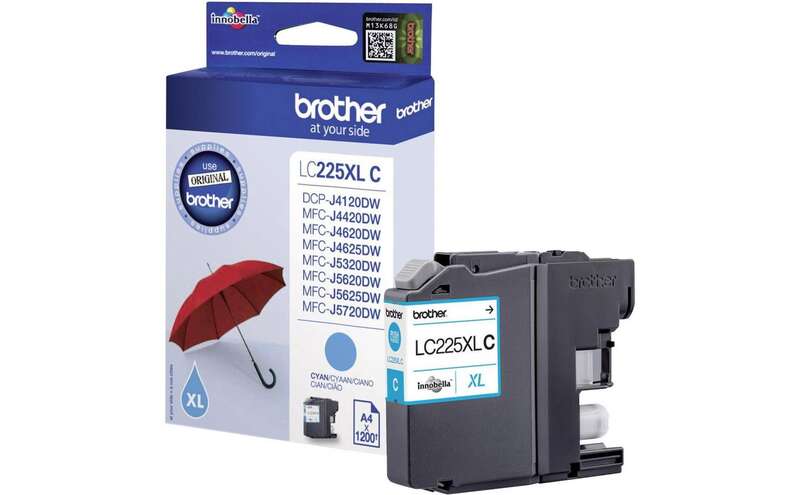 Brother Lc225Xl Cyan Cartucho De Tinta Original - Lc225Xlcbp
