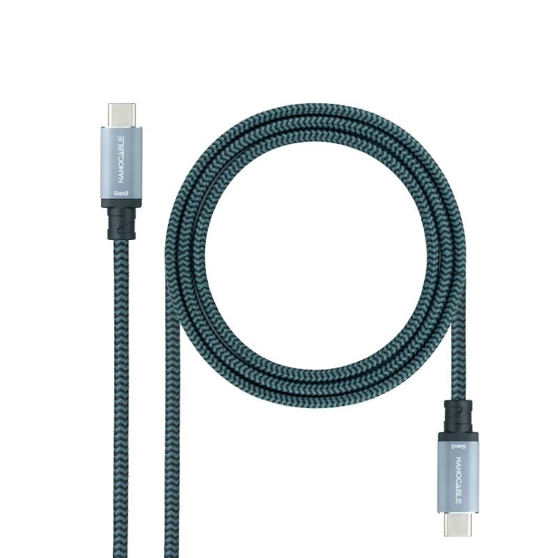 Nanocable Cable Usb 3.1Gen2 5A Usb-C/M-Usb-C/M 2 M