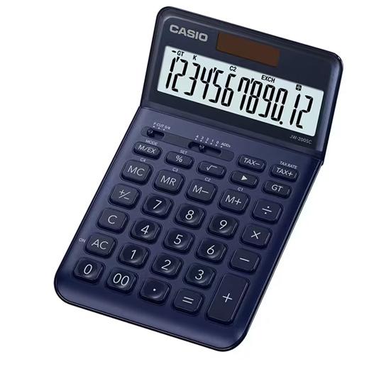 Casio Calculadora De Oficina Sobremesa 12 Dígitos Azul Marino