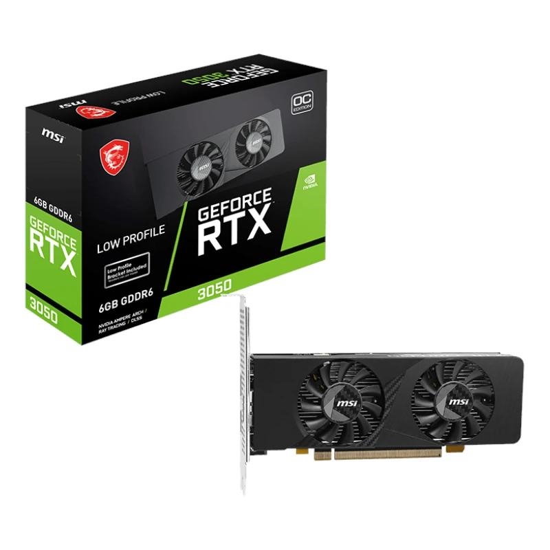 MSI GEFORCE RTX 3050 LP E 6G OC tarjeta gráfica NVIDIA 6 GB GDDR6