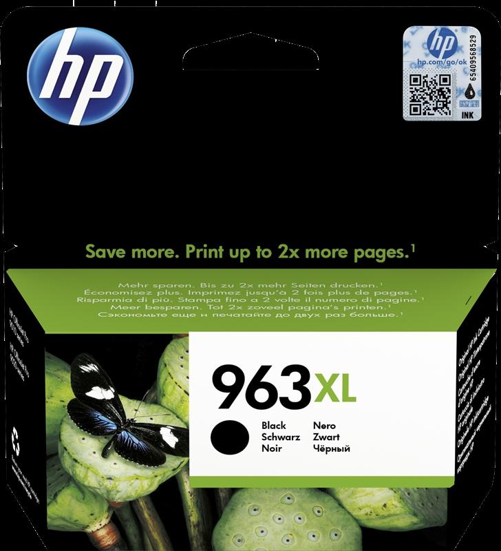 Hp Tinta Negro Officejet Pro All-In-One 9010,9012,9014,9015,9016,9019,9020,9022,9025 - Nº 963Xl