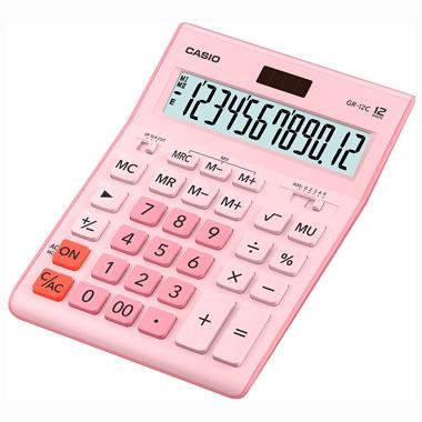 Casio Calculadora De Oficina Sobremesa 12 Dígitos Rosa