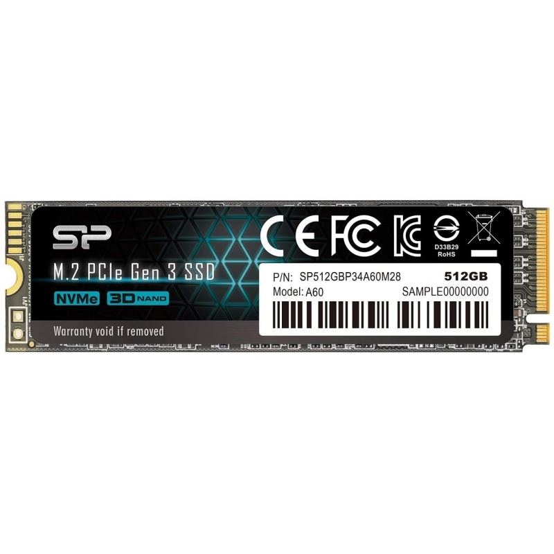 Sp P34A60 512Gb Ssd M.2 Pcie Gen3X4 Nvme