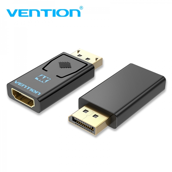 Vention Adaptador Displayport Macho A Hdmi Hembra - Color Negro