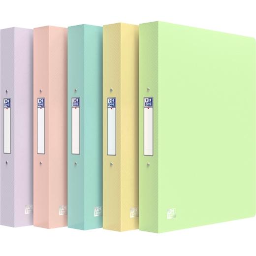 Oxford Carpeta De Anillas 2X30 Urban A4 Lomo 40Mm Pp Translúcido C/Surtidos Pastel