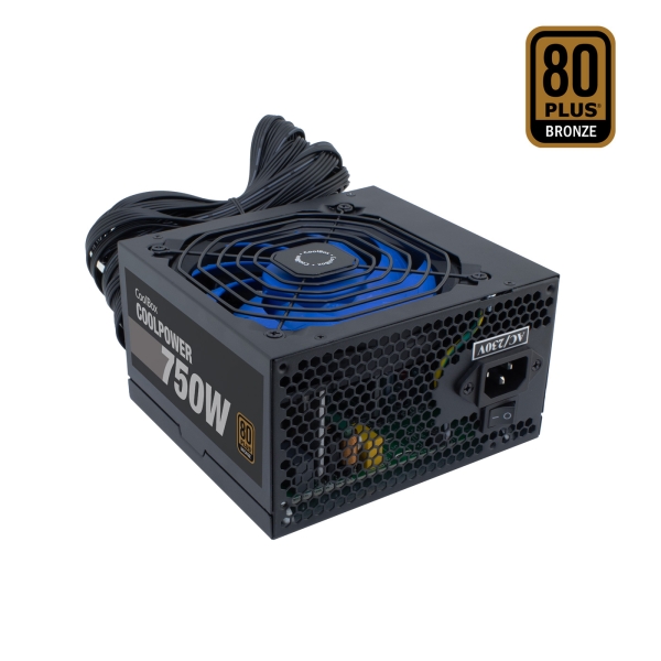 Coolbox Coolpower 750W Fuente De Alimentacion 750W Atx 12V - Pfc Activo - Ventilador 120Mm - 80+ Bronze
