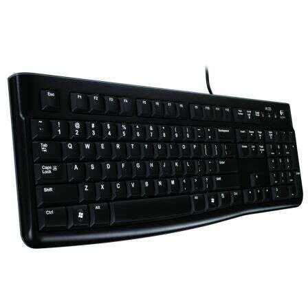 Logitech K120 Teclado Usb - Resistente A Salpicaduras - Cable De 1.50M