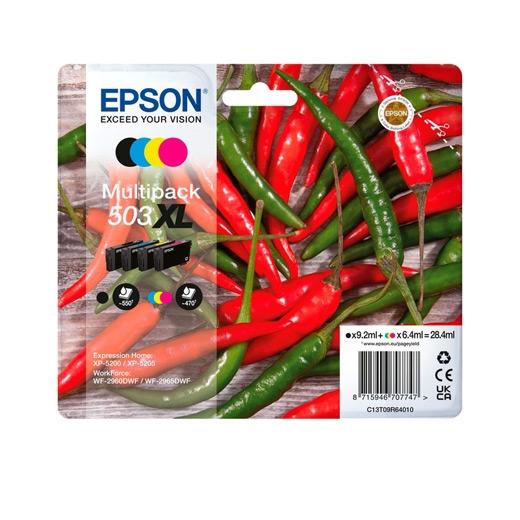 Epson Tinta Multipack Bk / C / M / Y  Xp-5200, 5205 / Wf-2960Dwf, 2965Dwf - 503Xl (Alta Capacidad)