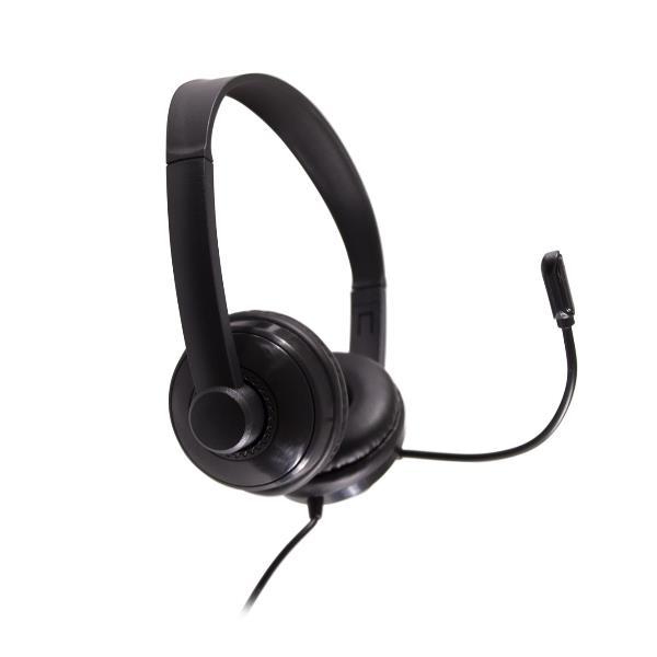 Nilox Auriculares Micrófono Biaural Estereo C/ Cable Usb Negro