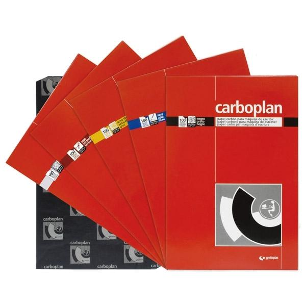 Grafoplas Papel Carbón Y De Calcar Carboplan 210X330Mm Pack 10H Azul