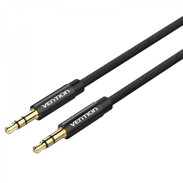 Vention Cable Estereo Jack Macho 3.5 A Jack Macho 3.5 - 0.5M - Color Negro
