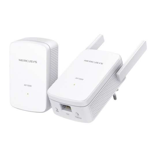 Mercusys Mp510 Kit Wifi Powerline Av1000 Gigabit - 1000Mbps - Alcance Hasta 300M - Gigabit Ethernet
