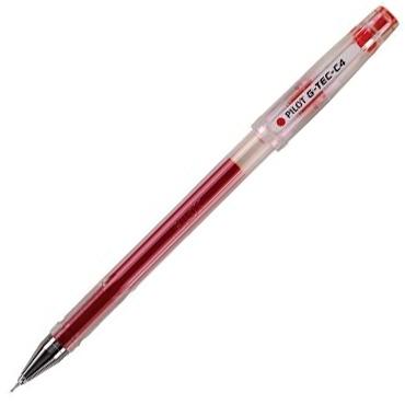 Pilot Roller Tinta De Gel G-Tec-C4 Rojo