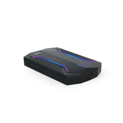 Tooq Caja Externa Gaming Para Discos De 2,5” Hdd/Ssd - Color Negro