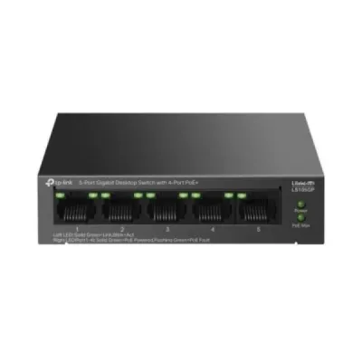 Tp-Link Tl-Ls105Gp Switch 5 Puertos 10/100/1000Mbps - Poe