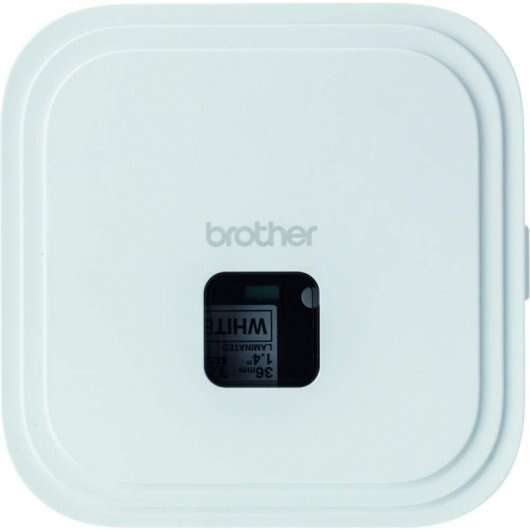 Brother Pt-P910Bt Cube Rotuladora Electronica Portatil Bluetooth - Ancho Max. 36Mm - Bateria Recargable - Color Blanco