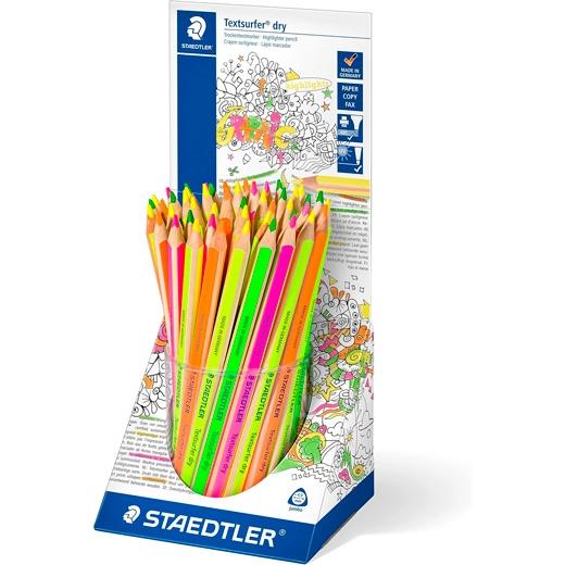 Staedtler Lápices De Colores Textsurfer Dry Fluorescentes Surtidos Expositor 48 Ud