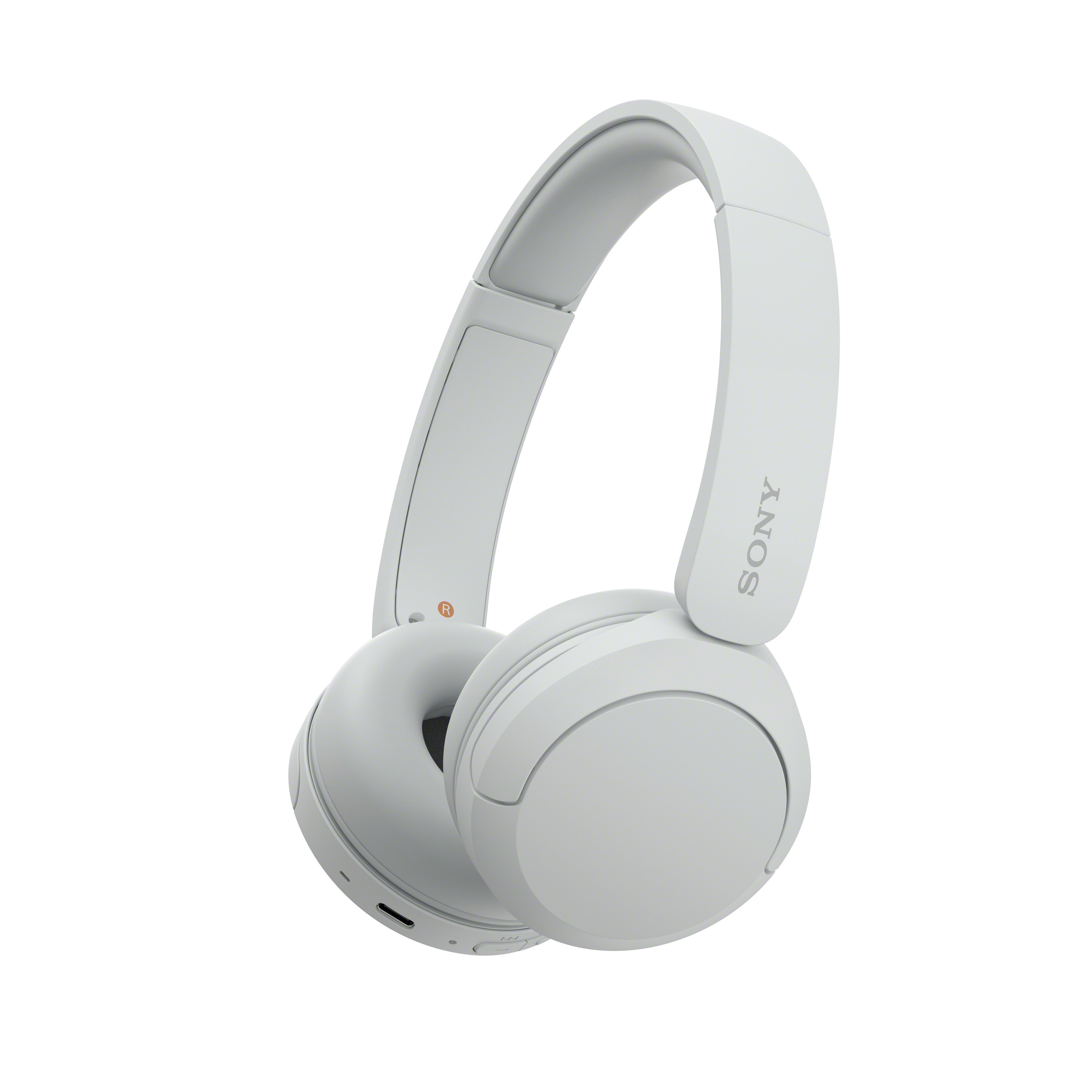 Sony Wh-Ch520 Auriculares Bluetooth 5.2 Con Microfono Integrado - Diadema Ajustable - Conectividad Multipunto - Auriculares Giratorios - Autonomia Hasta 50H - Color Blanco