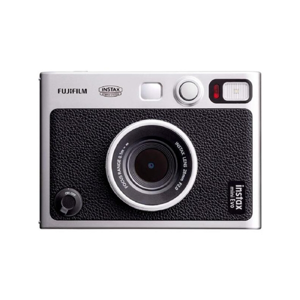 Fujifilm Instax Mini Evo Camara Instantanea Hibrida - Tamaño De Imagen 62X46Mm - Exposicion Automatica  - Color Negro