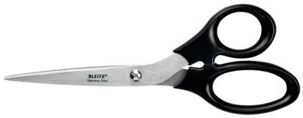Leitz Tijeras De Acero Inoxidable 20Cm - Agarre Ergonomico - Color Negro