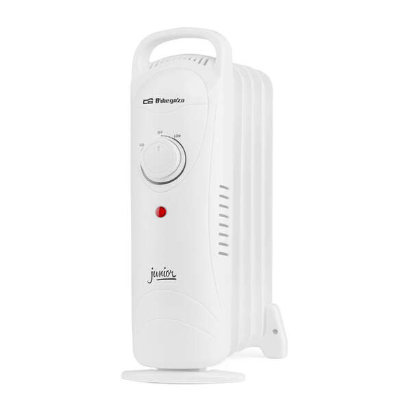 Orbegozo Ro 720 Radiador De Aceite Junior Compacto - Potencia 700W - Termostato Regulable - Proteccion Contra Sobrecalentamiento - Facil Manejo - Asa Para Transporte - Ahorro Energetico
