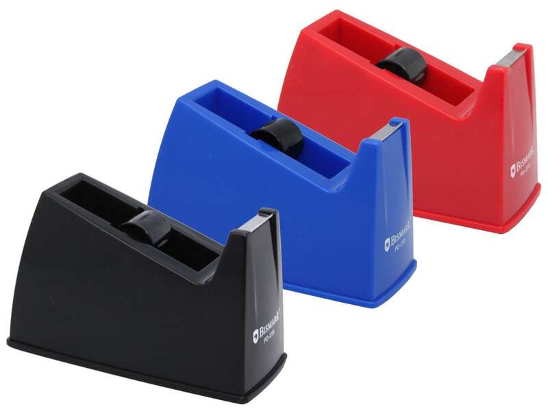 Bismark Portarrollos De Sobremesa Para Cintas Adhesivas De Hasta 33M - Colores Surtidos