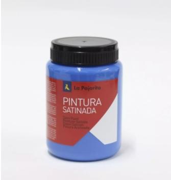 La Pajarita Témpera Escolar Bote De 35Ml Satinada Azul Intenso L-12