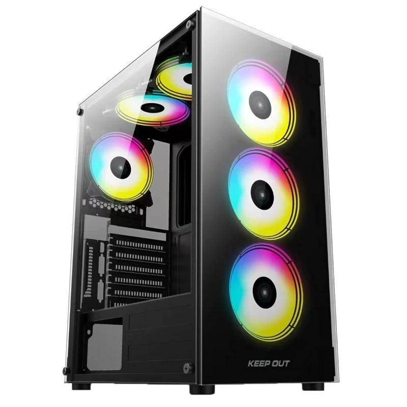 Keep Out Caja Atx Xc-210 Glass Black Usb3.0