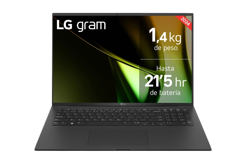 Lg Gram 17Z90S-G.aa75B Portatil 17" Intel Evo Core Ultra 7 155H - 16Gb - 512Gb Ssd - W11 Home 64 - Color Negro - Teclado Qwerty (Es)
