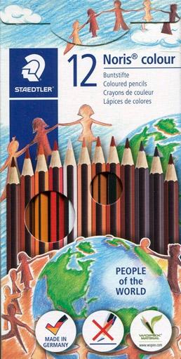 Staedtler Lápices Colores Wopex Ecológico Tonos De Piel Surtidos Estuche 12 Ud